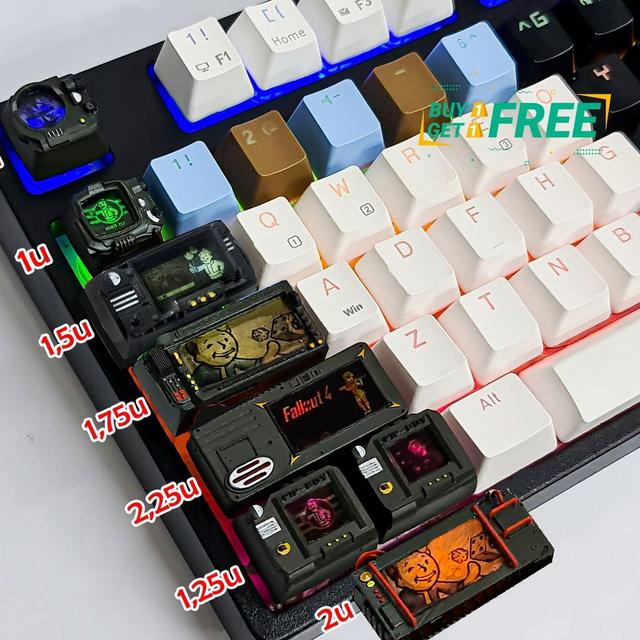 Pip Boy Keycap, Fallout Pip Boy keycap, Custom keycap, Artisan keycap, Resin Keycap set, Gift ideas