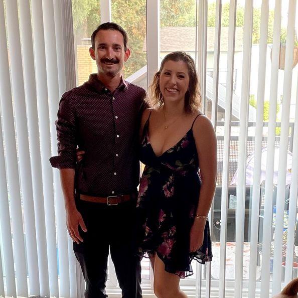 October 2020: We moved into our first apartment together.