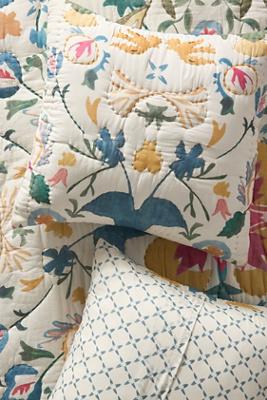 The Printed Cotton Voile Euro Shams