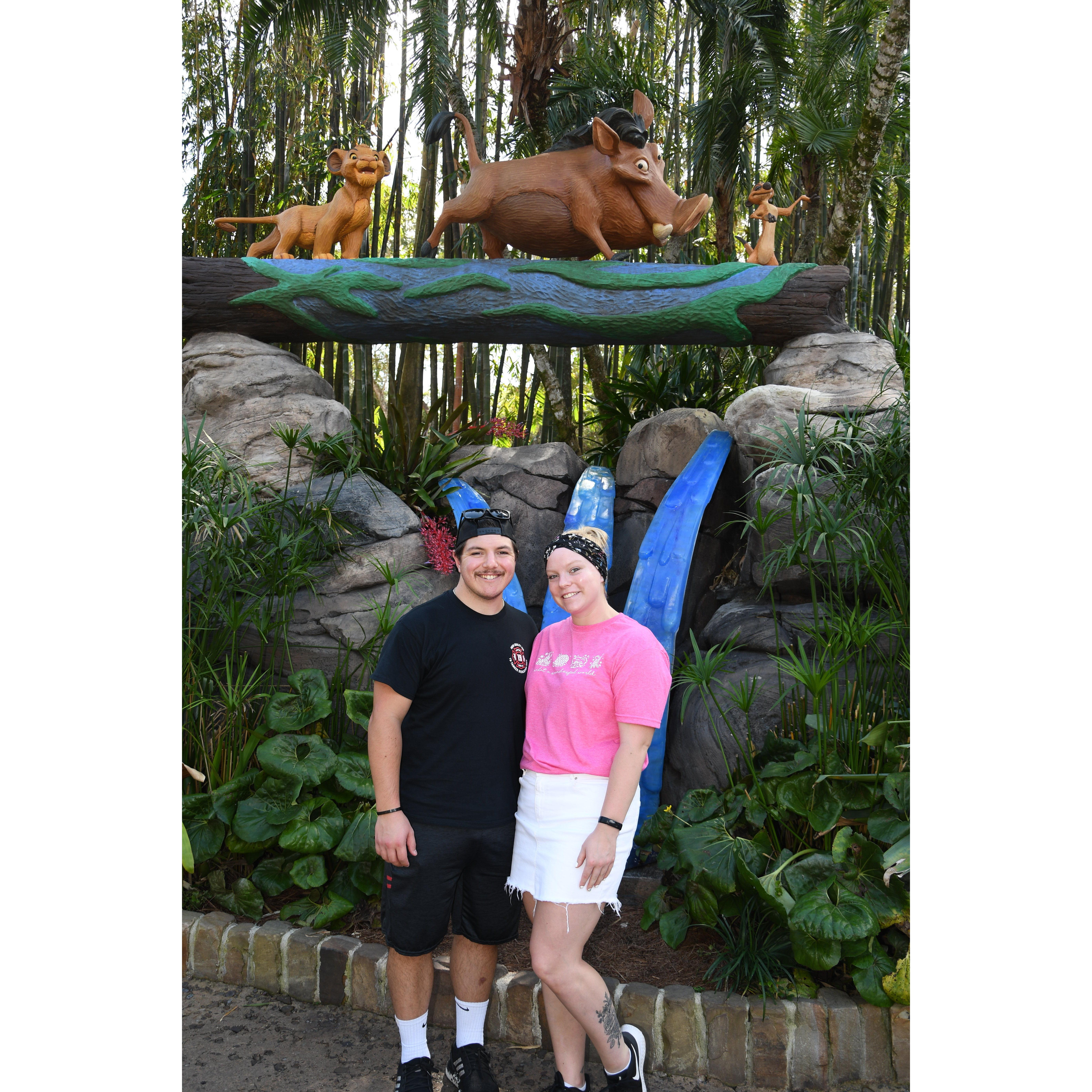 Our first Disney trip together