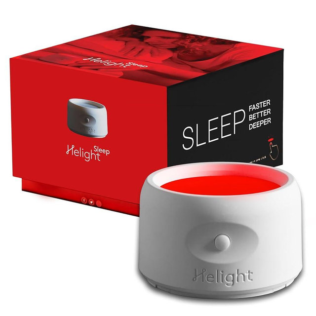 Helight Red Light Therapy Sleep Device – 630nm Pure Red Light Lamp Sleep Aid to Support Deep Relaxation – Rest Lamp Backed by Science for Adults & Kids Bedrooms - White
