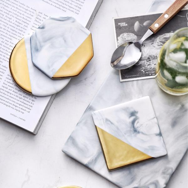 White Marble Coaster