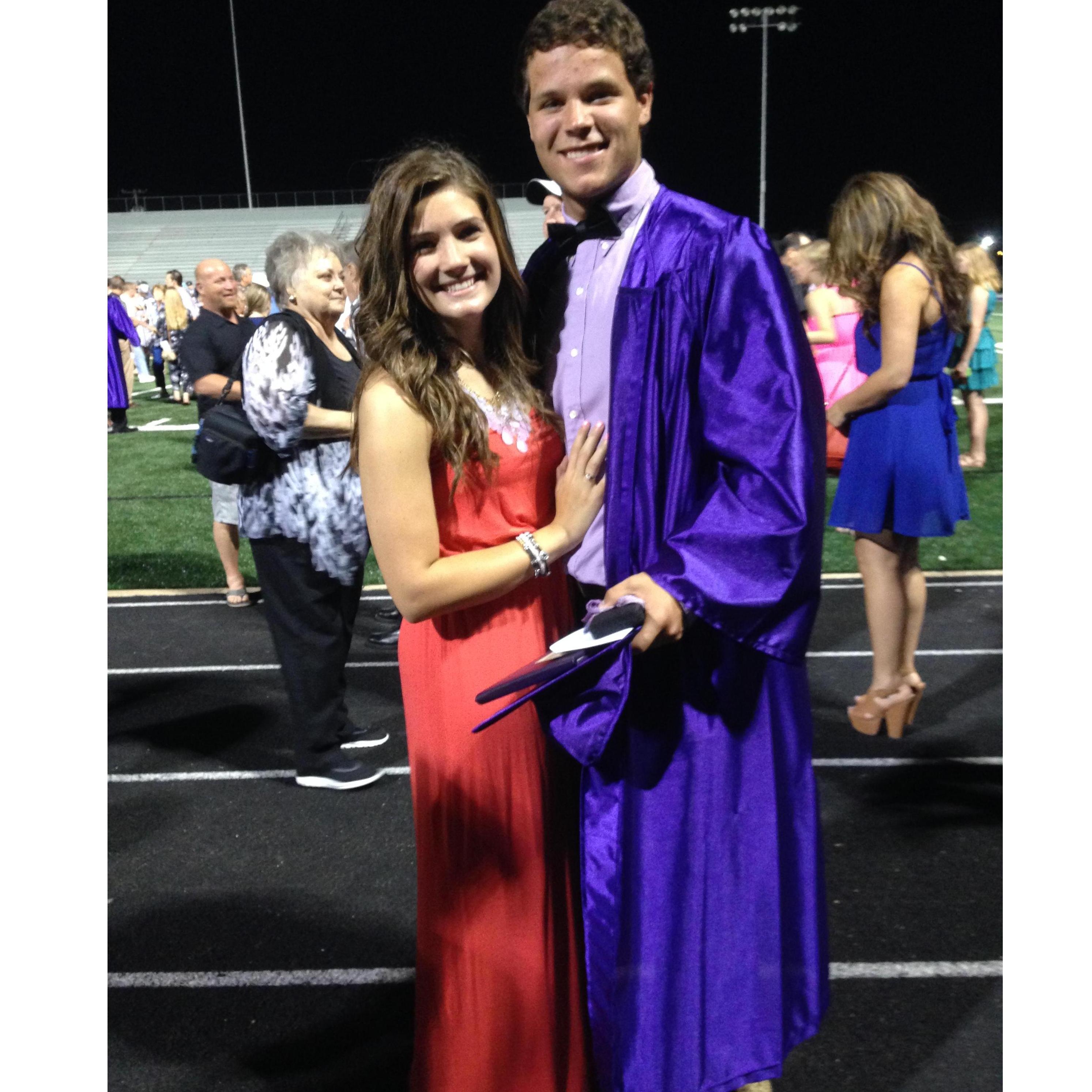 Cole's high school graduation