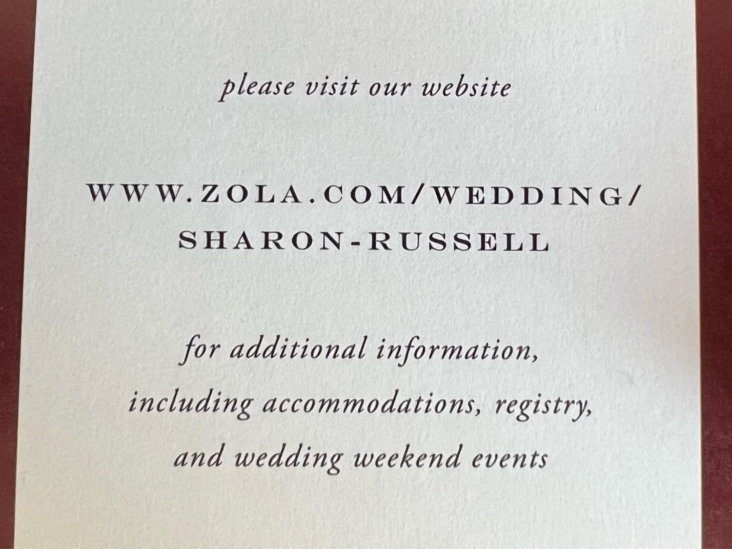 The Wedding Website of Sharon Hicks and Russell Robinson