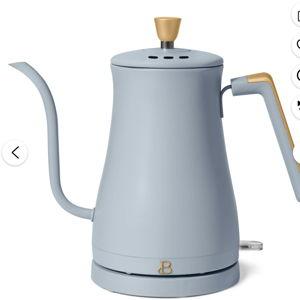 Beautiful 1-Liter Electric Gooseneck Kettle 1200 W, Cornflower Blue by Drew Barrymore