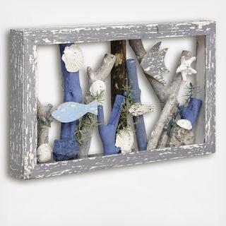 Sea Dive Coastal Wooden Sculpture