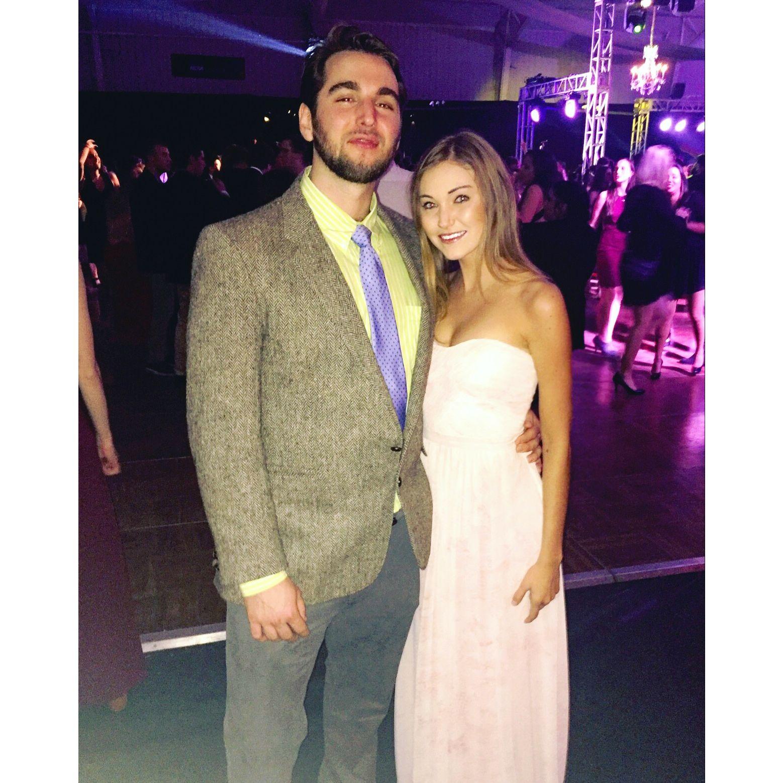 Lindsay & Ben attending Birthday Ball, Washington College - February 2017