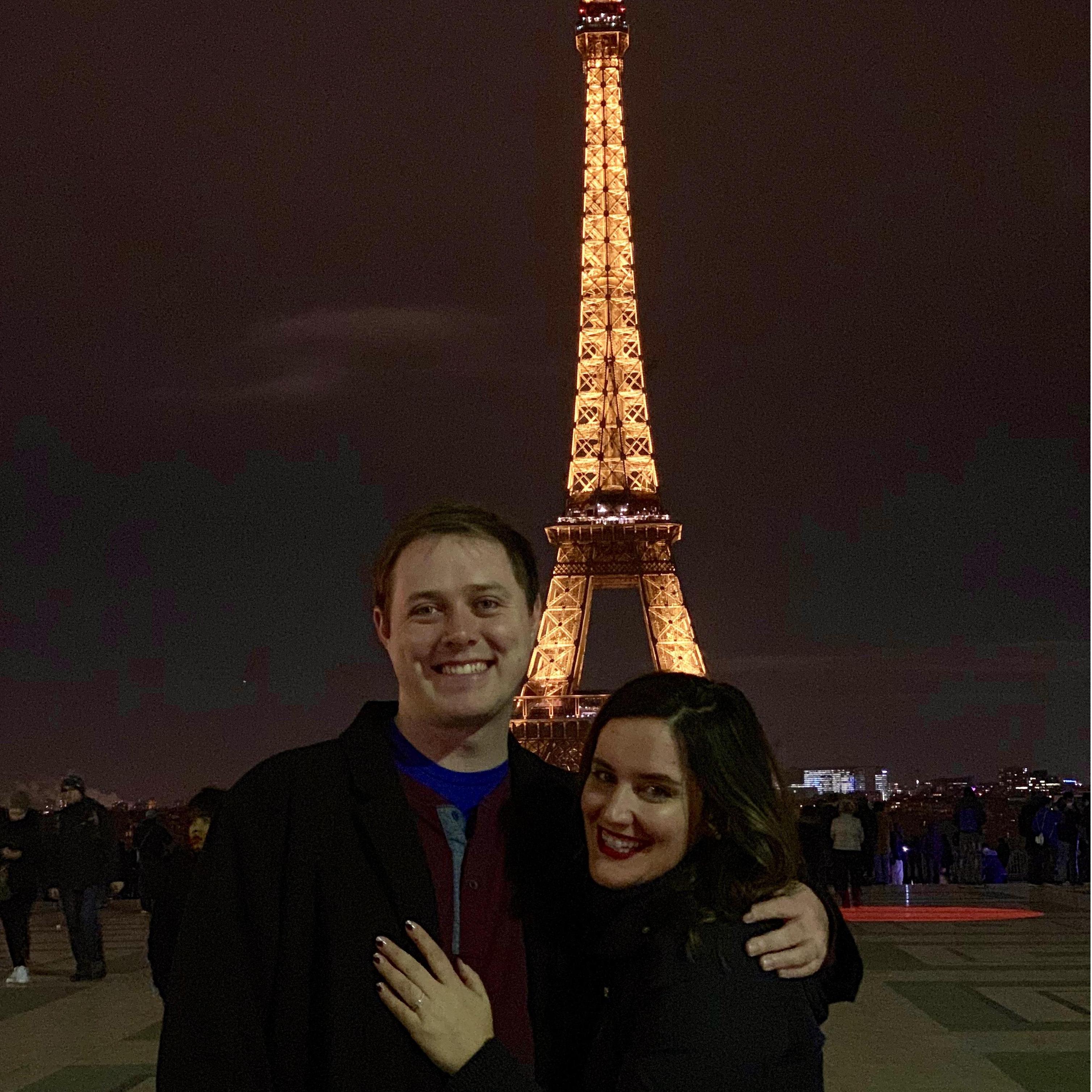 Post-engagement trip to Paris!