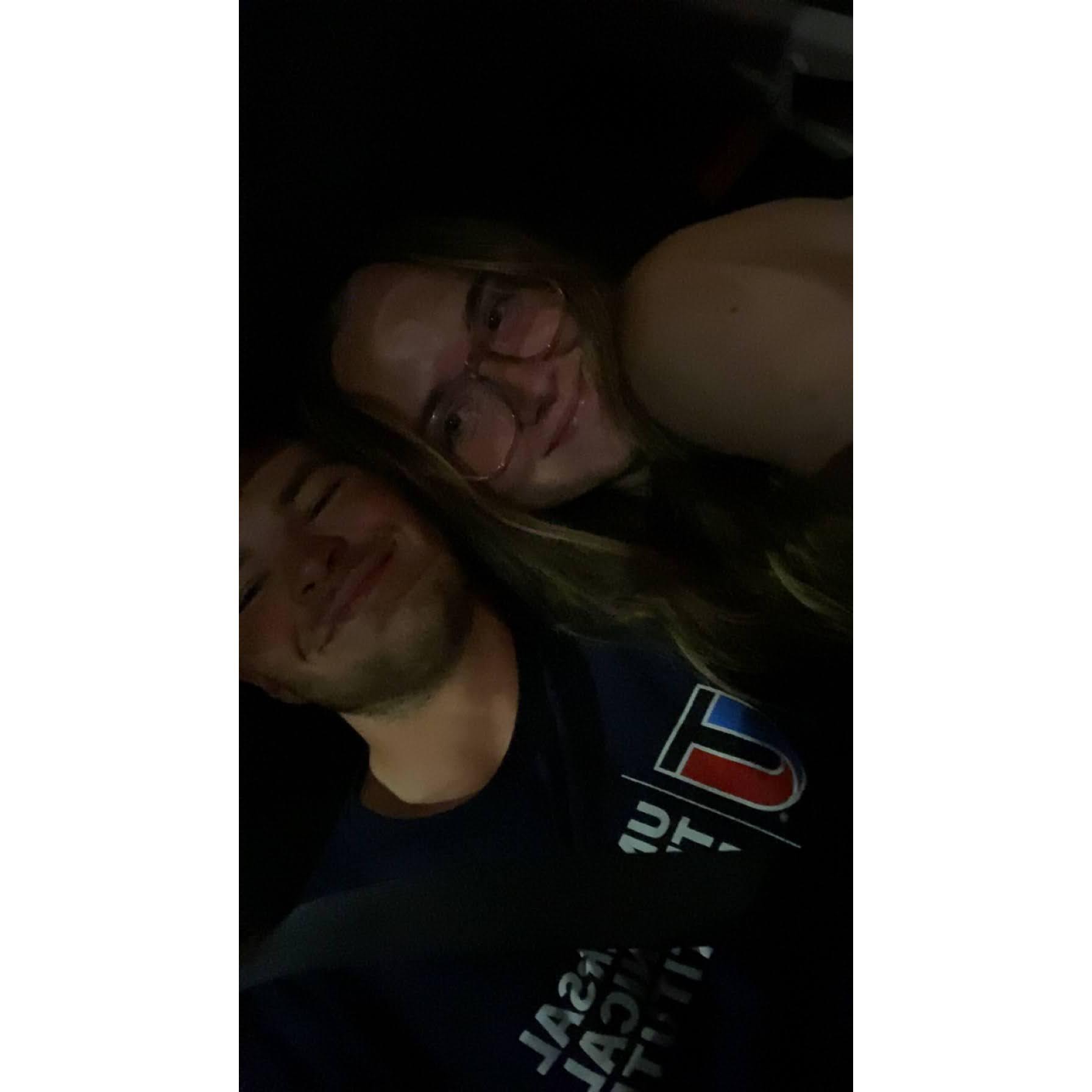 first photo we ever took together right after we made it official