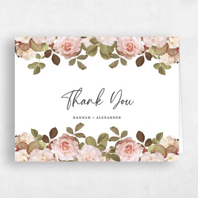Multi-Colored Wedding Thank You - Quintana Landscape