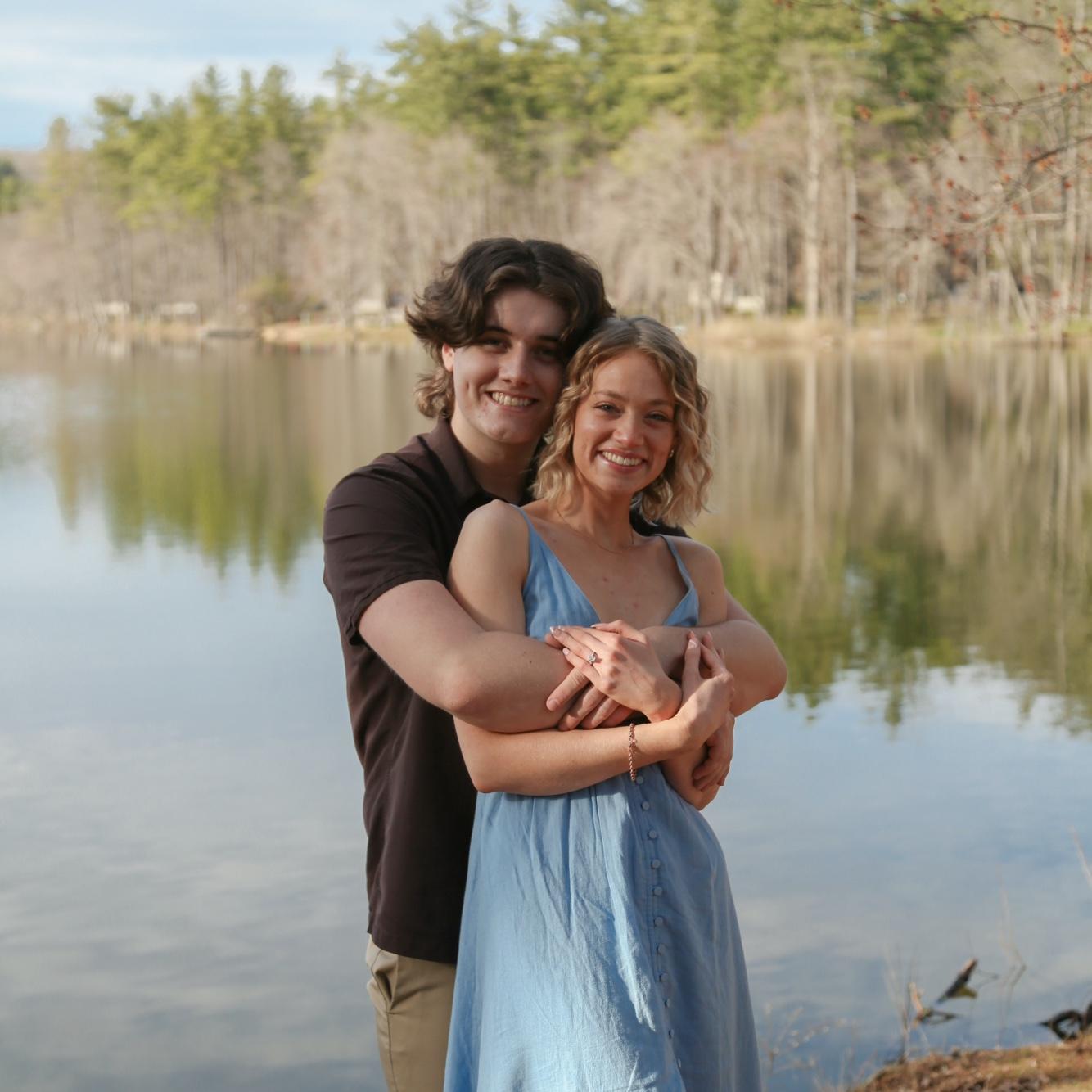 Photos Grace captured moments after the proposal!