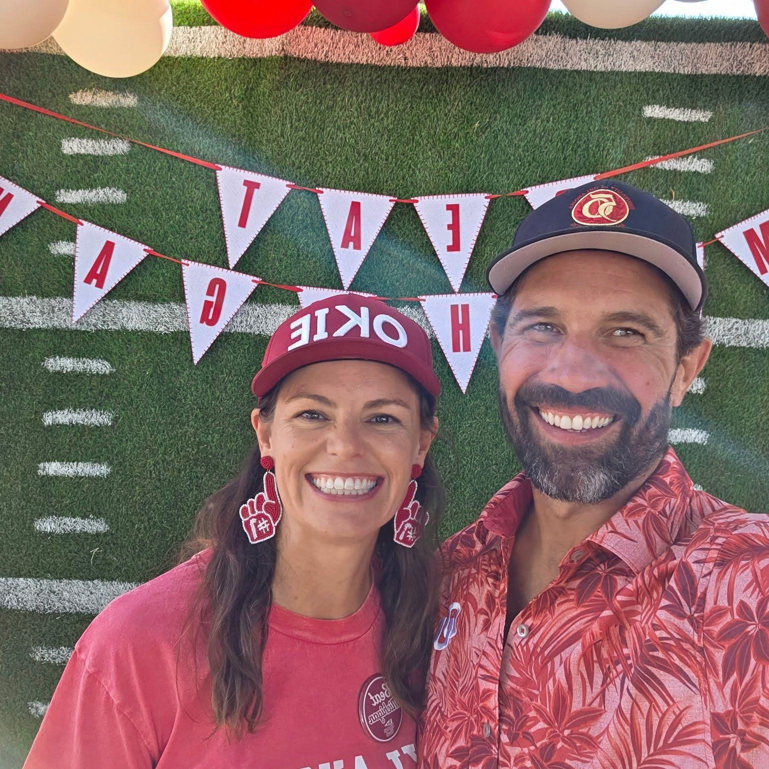 Cheering on our Sooners