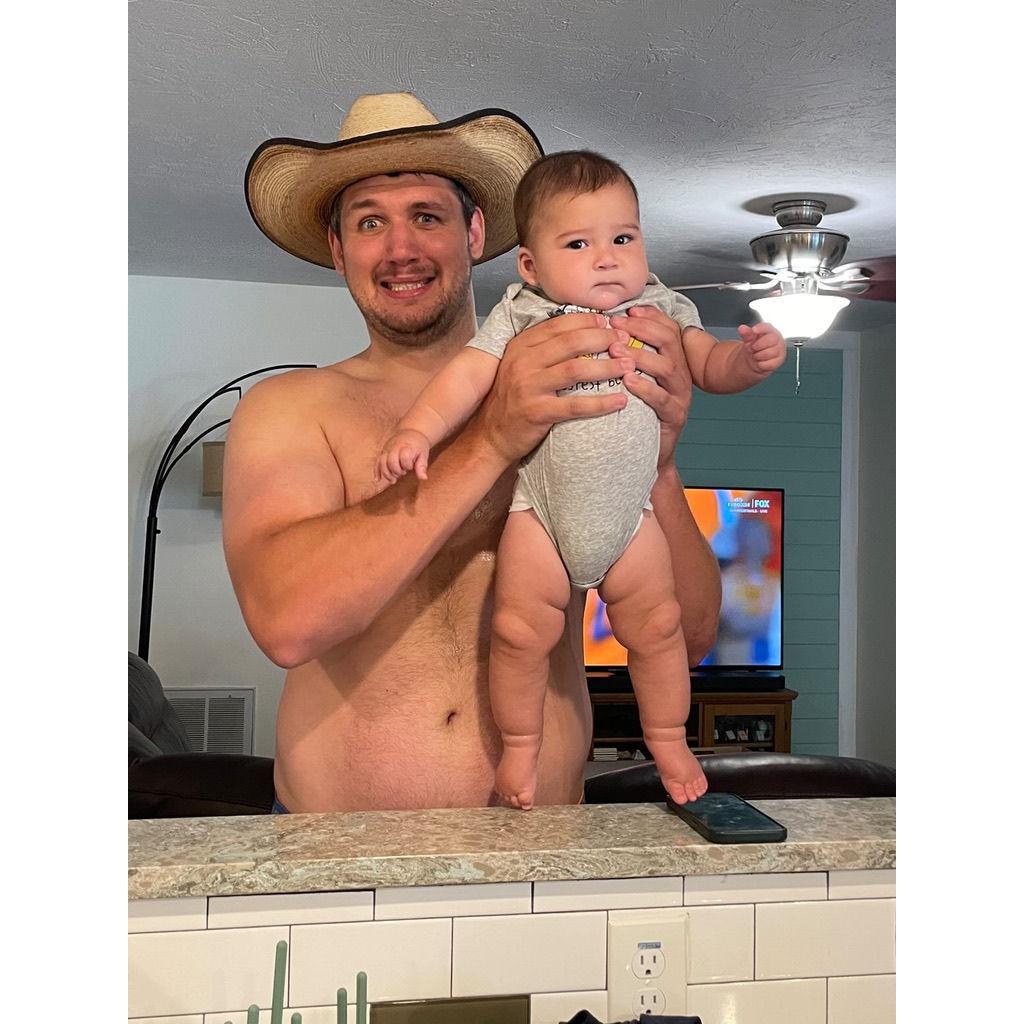 Tyler practicing his skills on children so he will be prepared lol