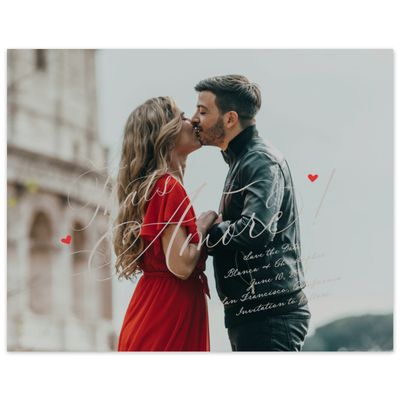 Greige, Brown Wedding Digital Save the Date - Estate Photo