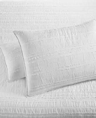Eyelash Stripe Quilted Standard Sham, Only at Macy's