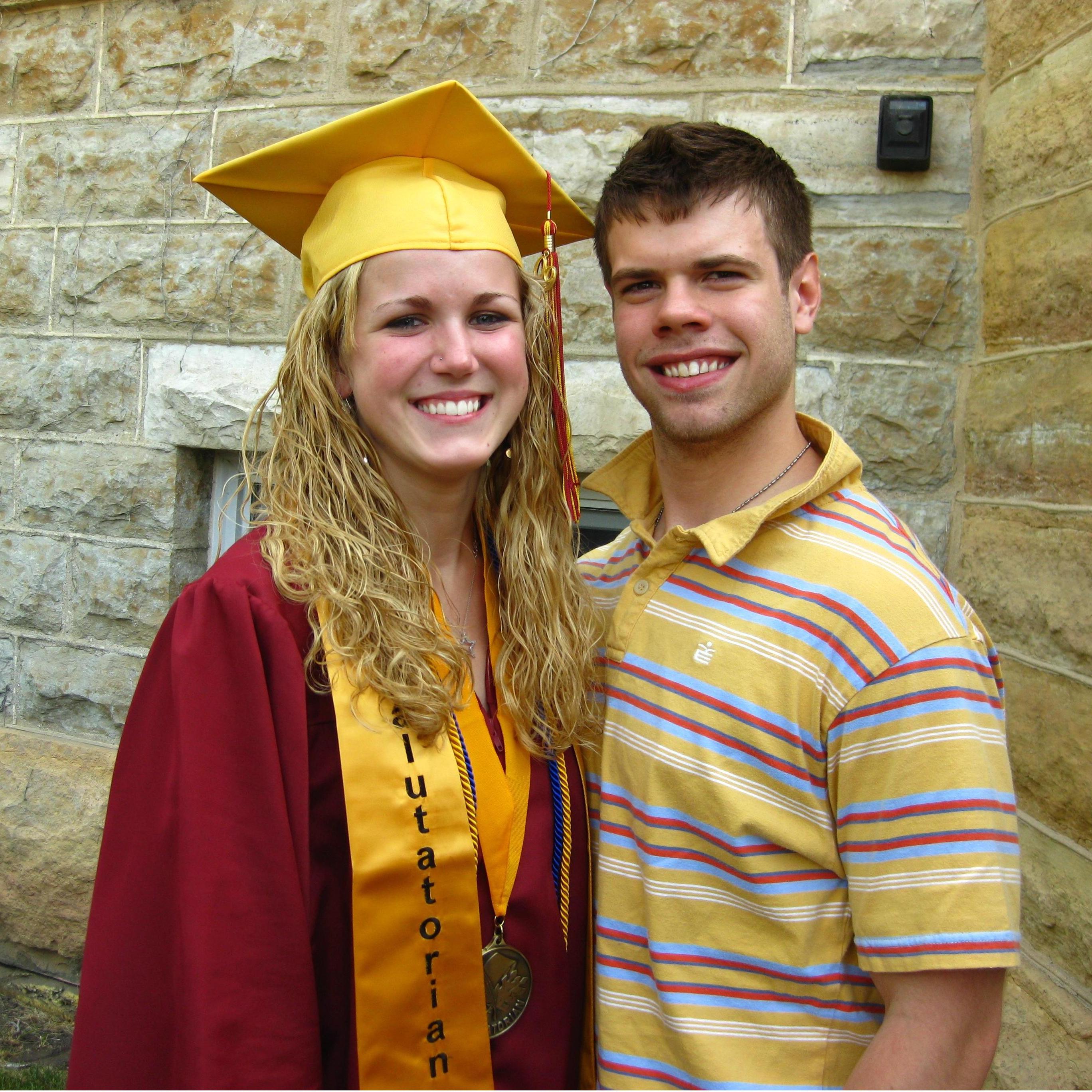 Kirsten's high school graduation!