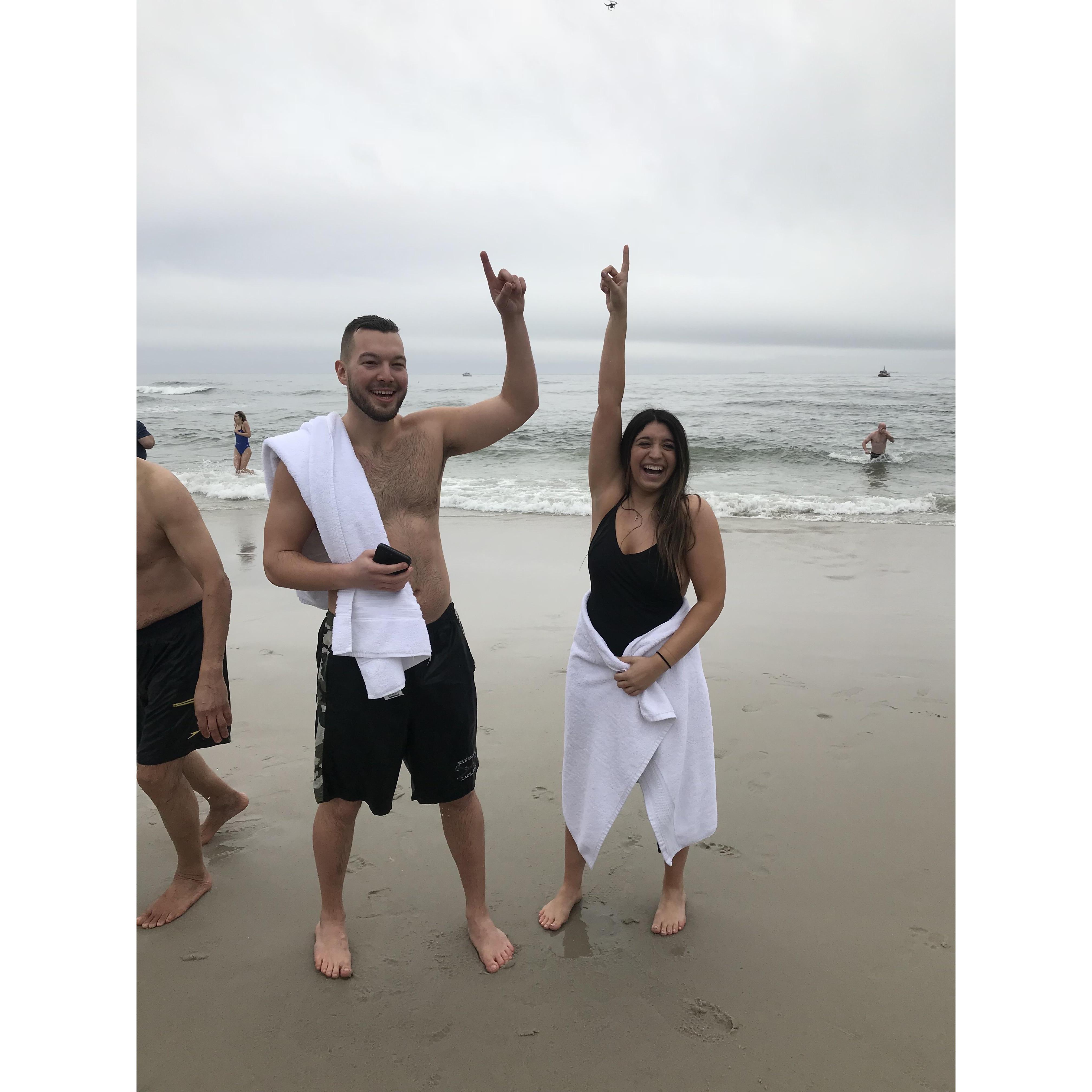 Make-A-Wish Polar Bear Plunge! 
2018.