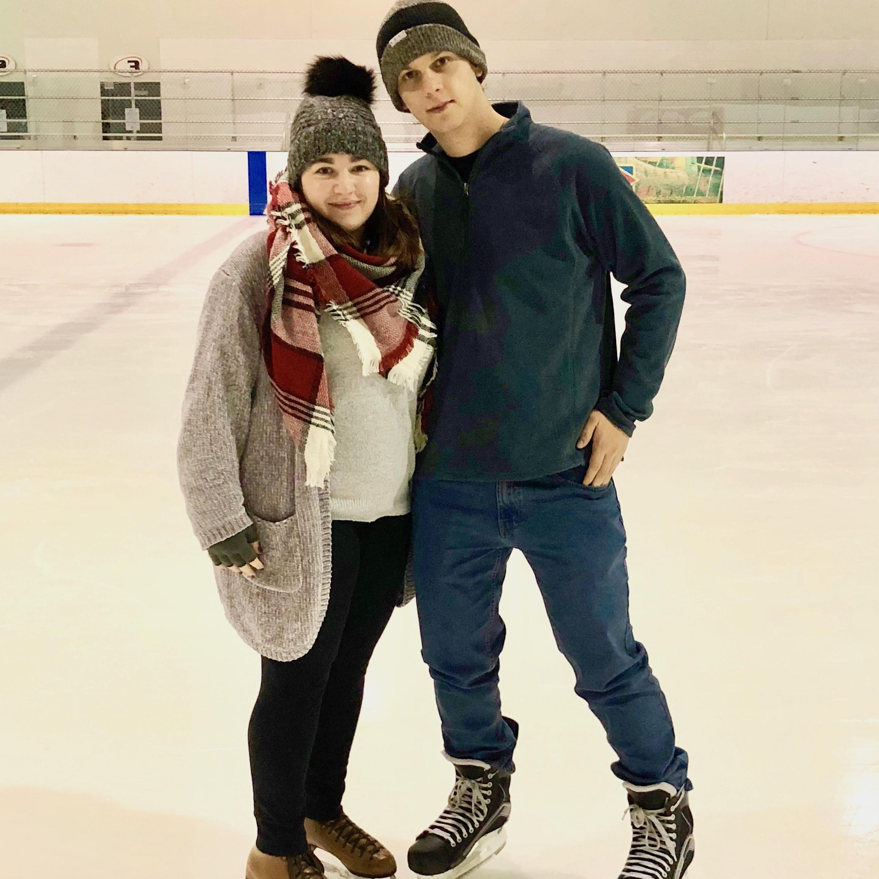 He asked me out on the ice skating rink, so this is our happy place.