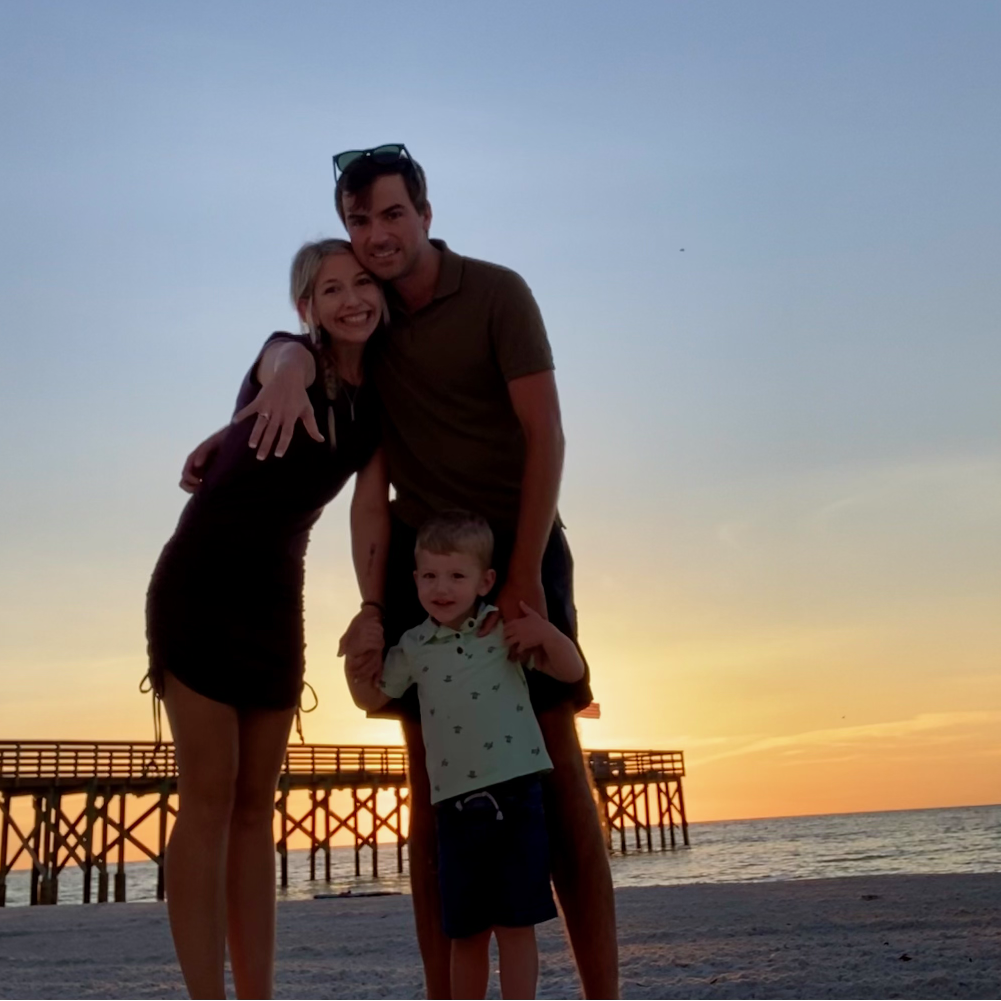 Sunsets on the beach in Florida!