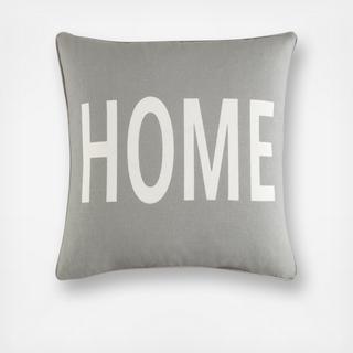 Glyph Home Throw Pillow
