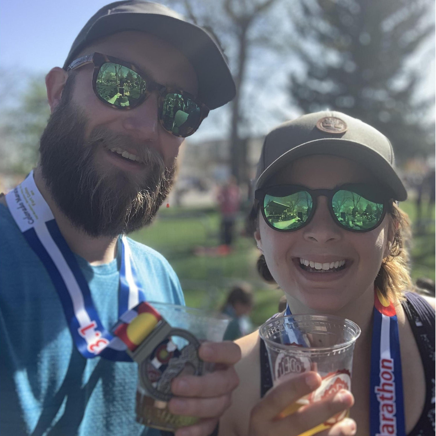 Half marathon #1 together