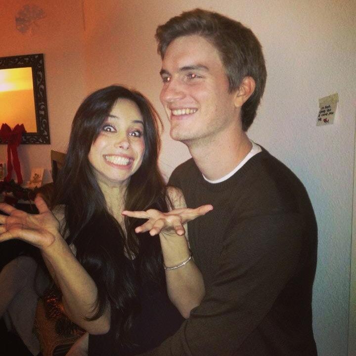 One of our first parties together. Christmas 2011 chez Melody et Sheva.