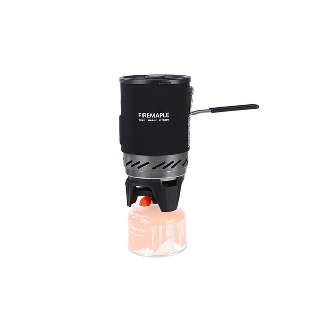 Fire-Maple Fixed Star 1 Pro Backpacking & Camping Stove System | Upgraded Foldable Handle | Portable Pot & Jet Burner Set for Hiking, Trekking & Emergency Use