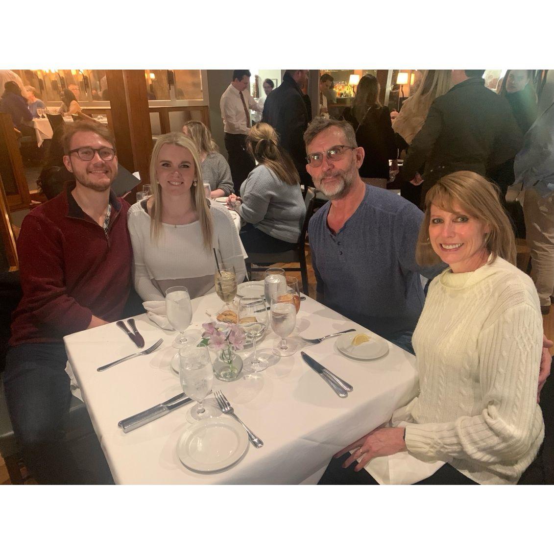 Meeting the parents + sinus infection