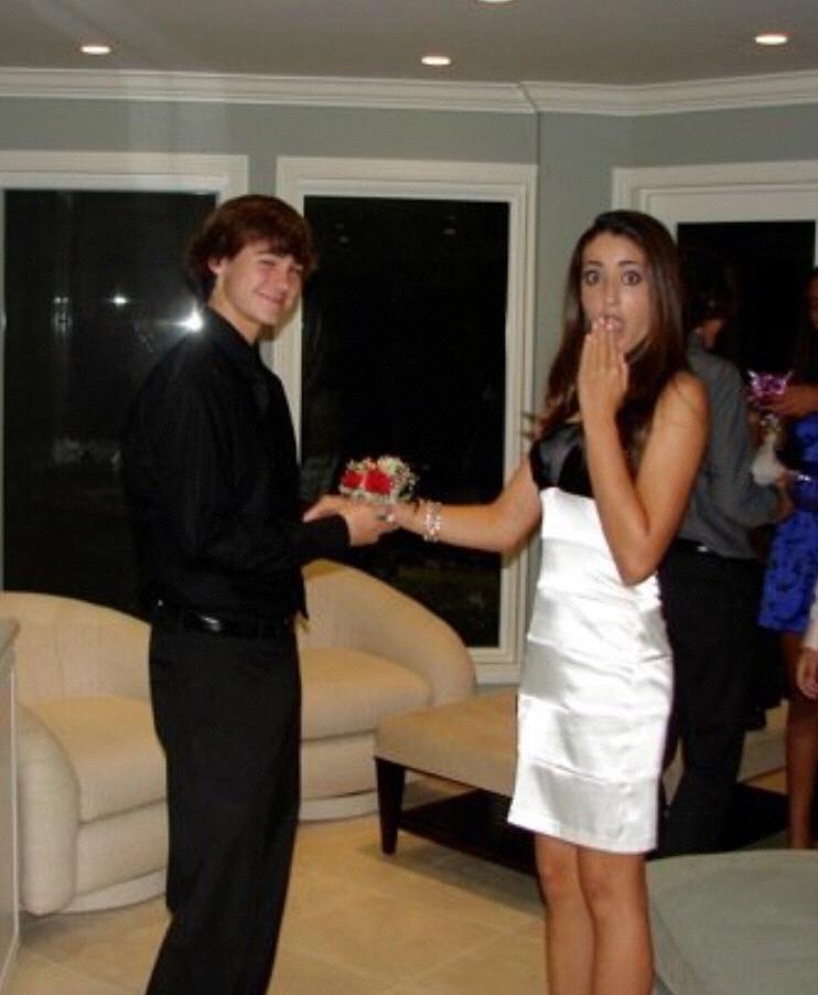 FIRST DATE. Sophomore year ❤️