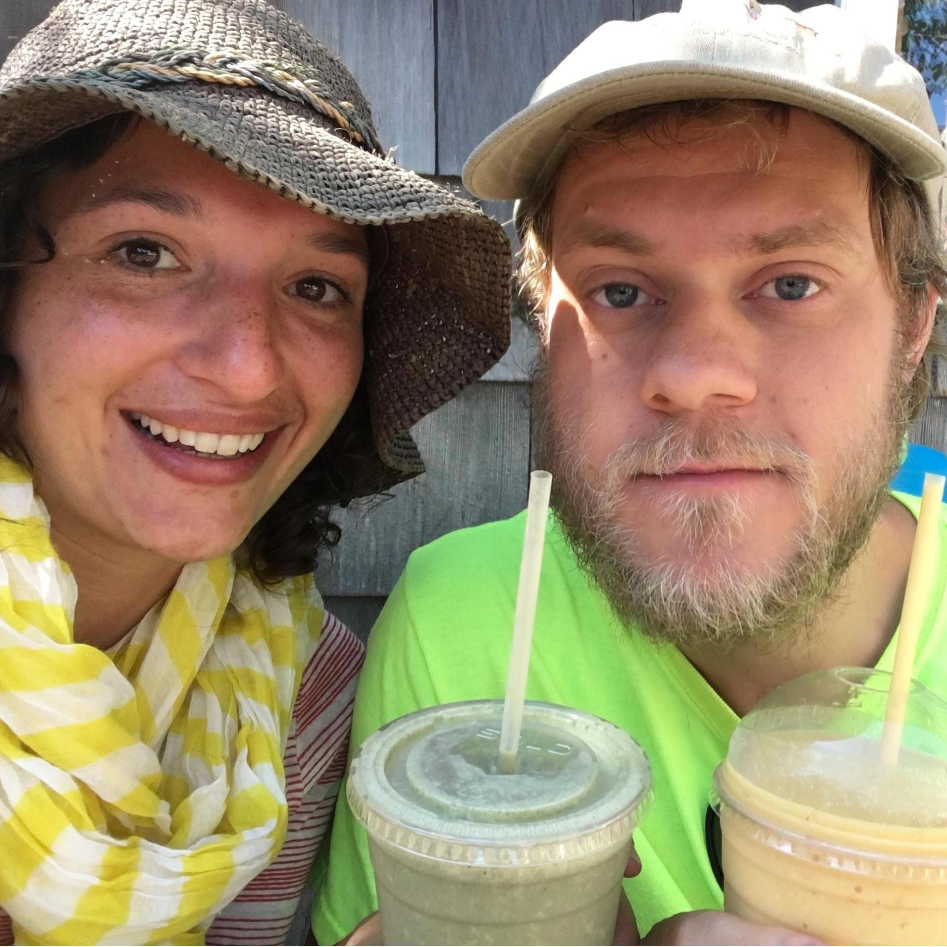 Our first trip flying and camping together in Cape Cod, August 2016.