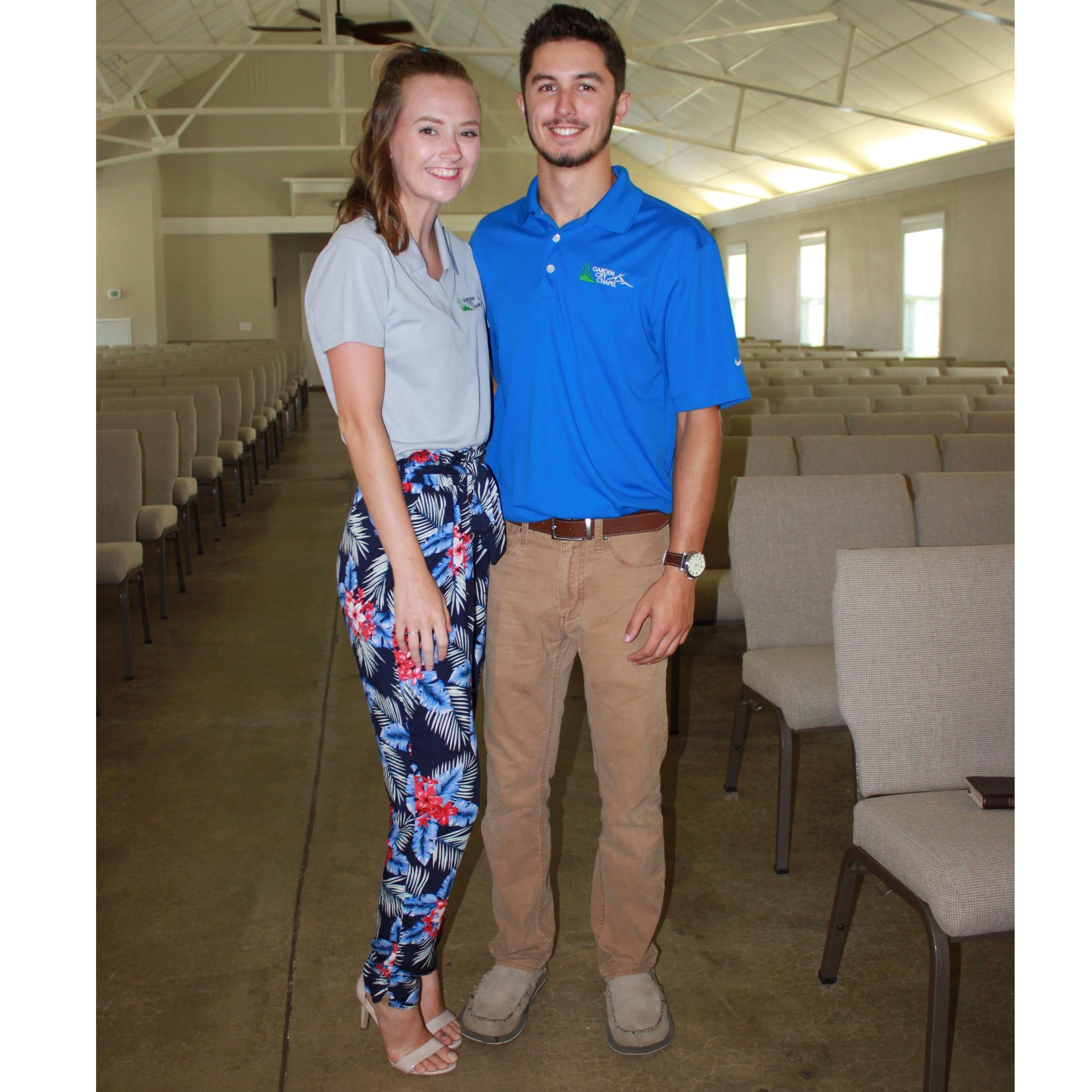 Our last Sunday employed at the chapel, the place where it all started!