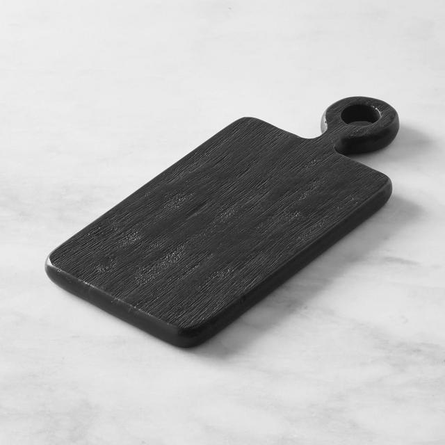 Black Wood Rectangular Cheese Board, 11"