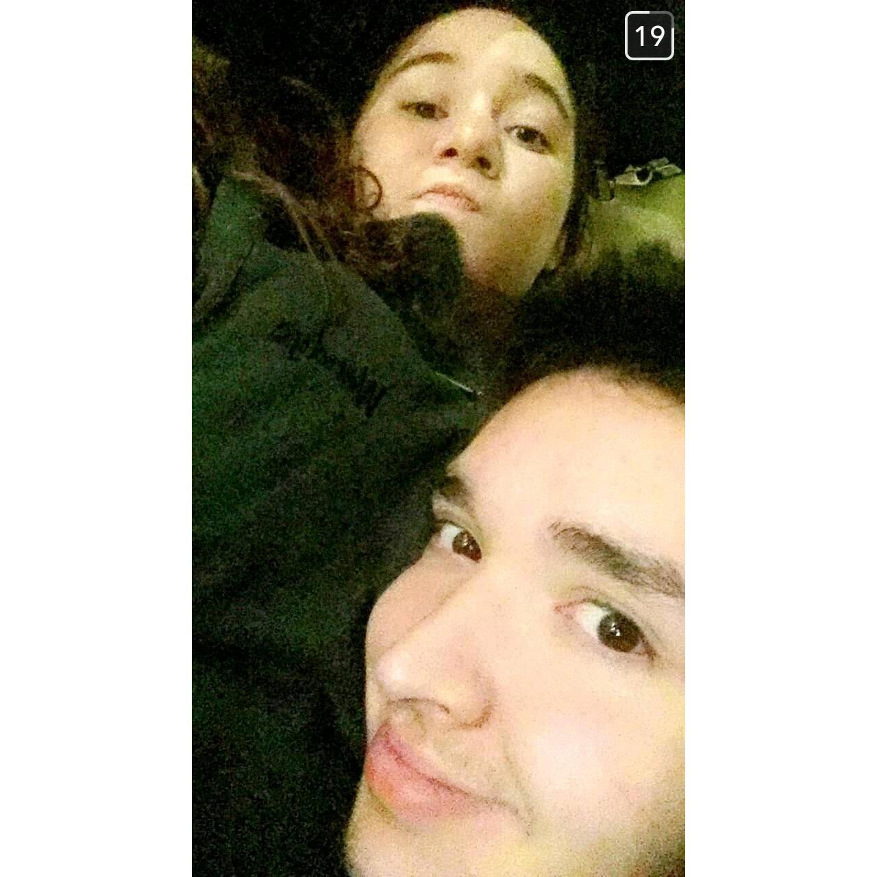 Hanging out the night before he asked me out