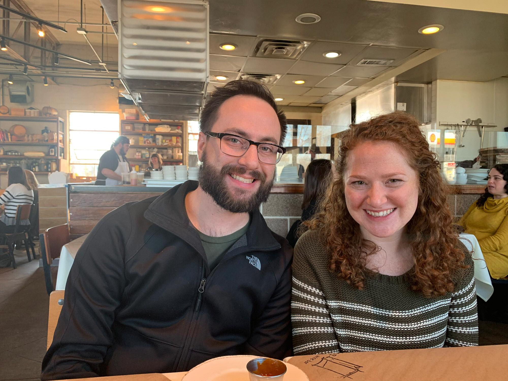 Our first picture together - January 2019