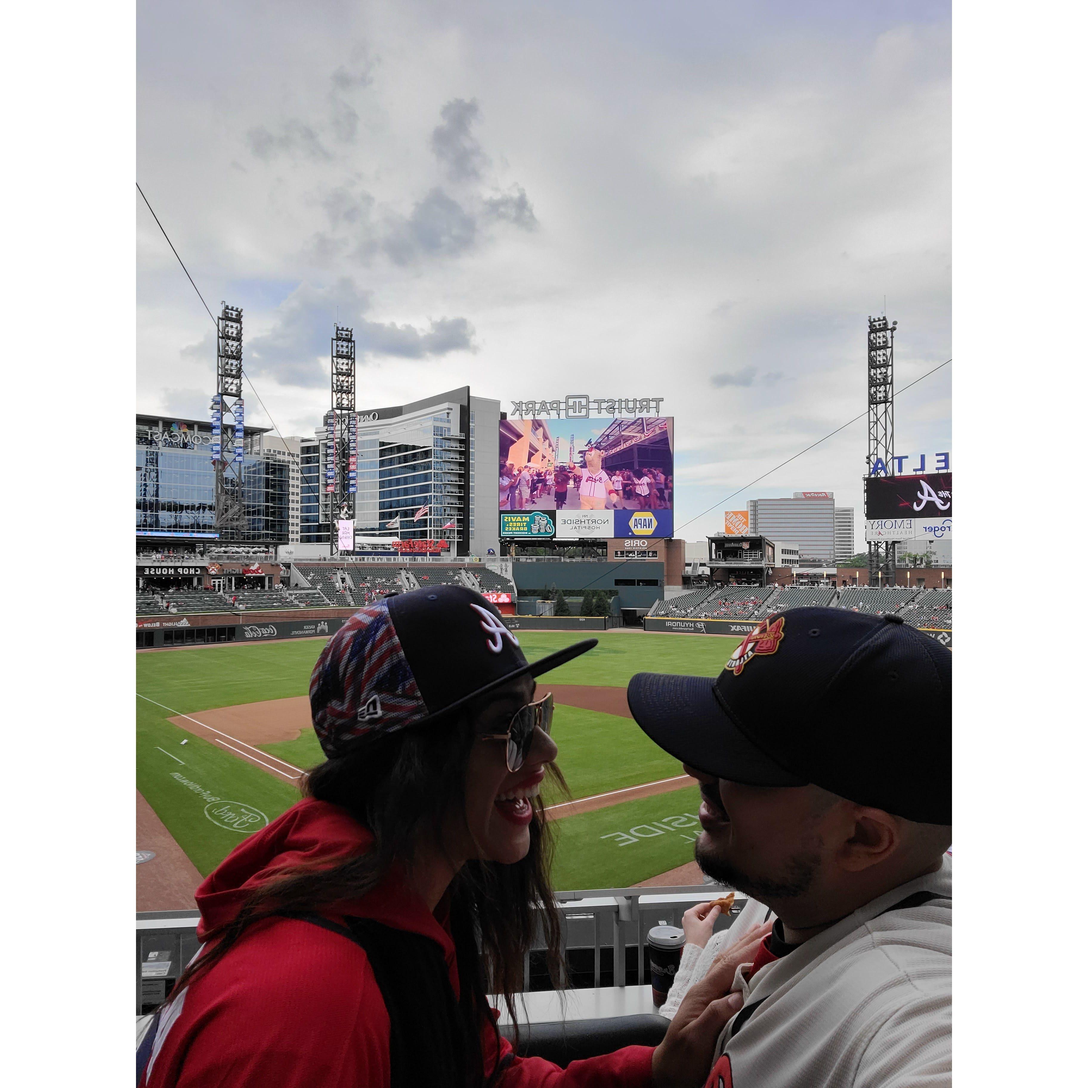 I said I love you, she said I hate the Mets...it was love at first sight!