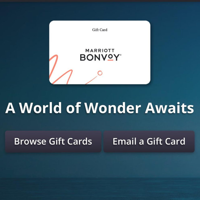 Marriott Gift Card