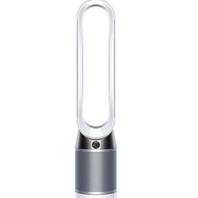 Dyson Pure Cool Purifier Fan TP4A remote controlled purifying fan with HEPA filtration (White and Silver), Standard (Renewed)