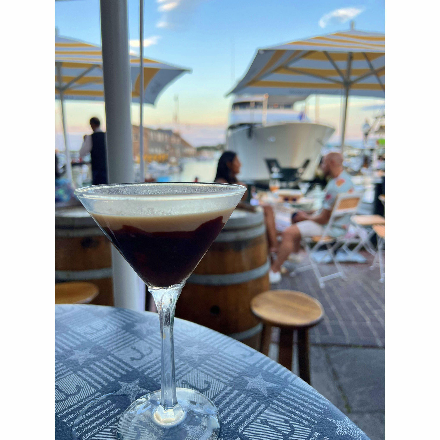 Waterfront drinks at The Atlantic (Edgartown)