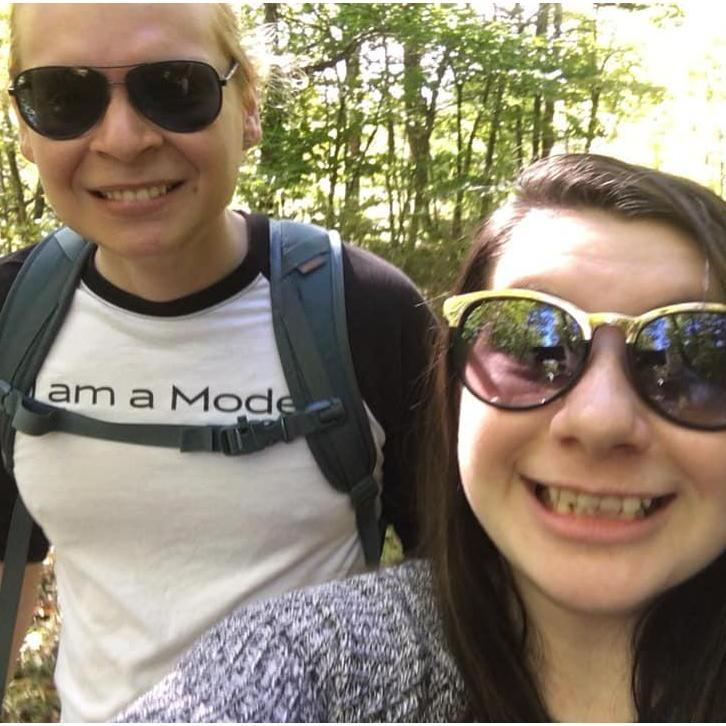 Hiking to the wind turbine at Bjorklunden