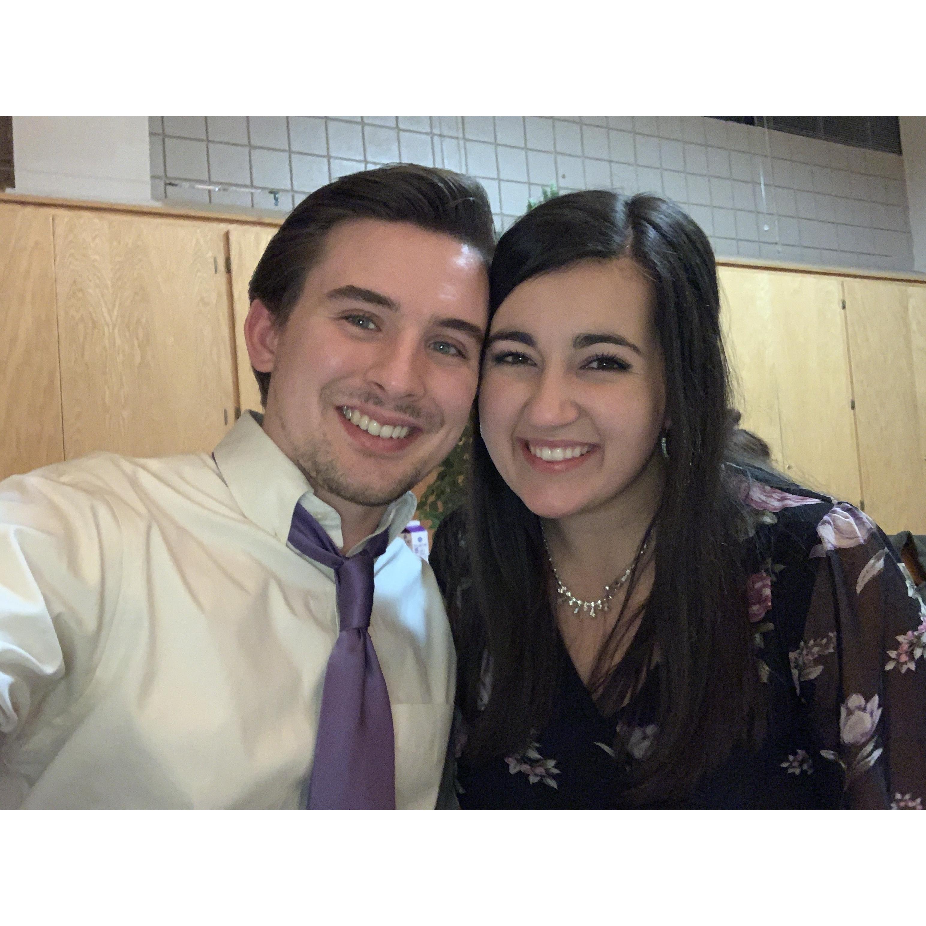 Celebrating another friend's wedding! We always had so much fun dancing the night away! Now we can't wait to dance at our own Wedding!!!!