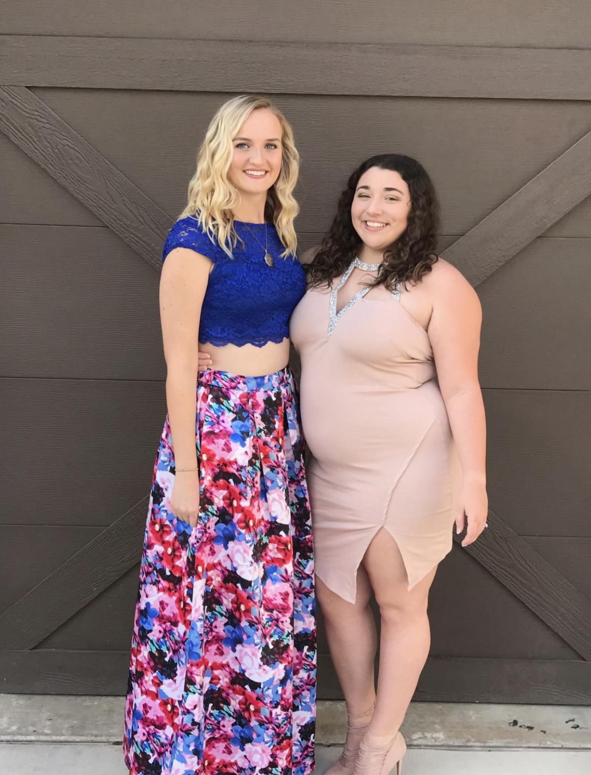 Kara and Bailey going to Bailey’s sorority formal in 2017