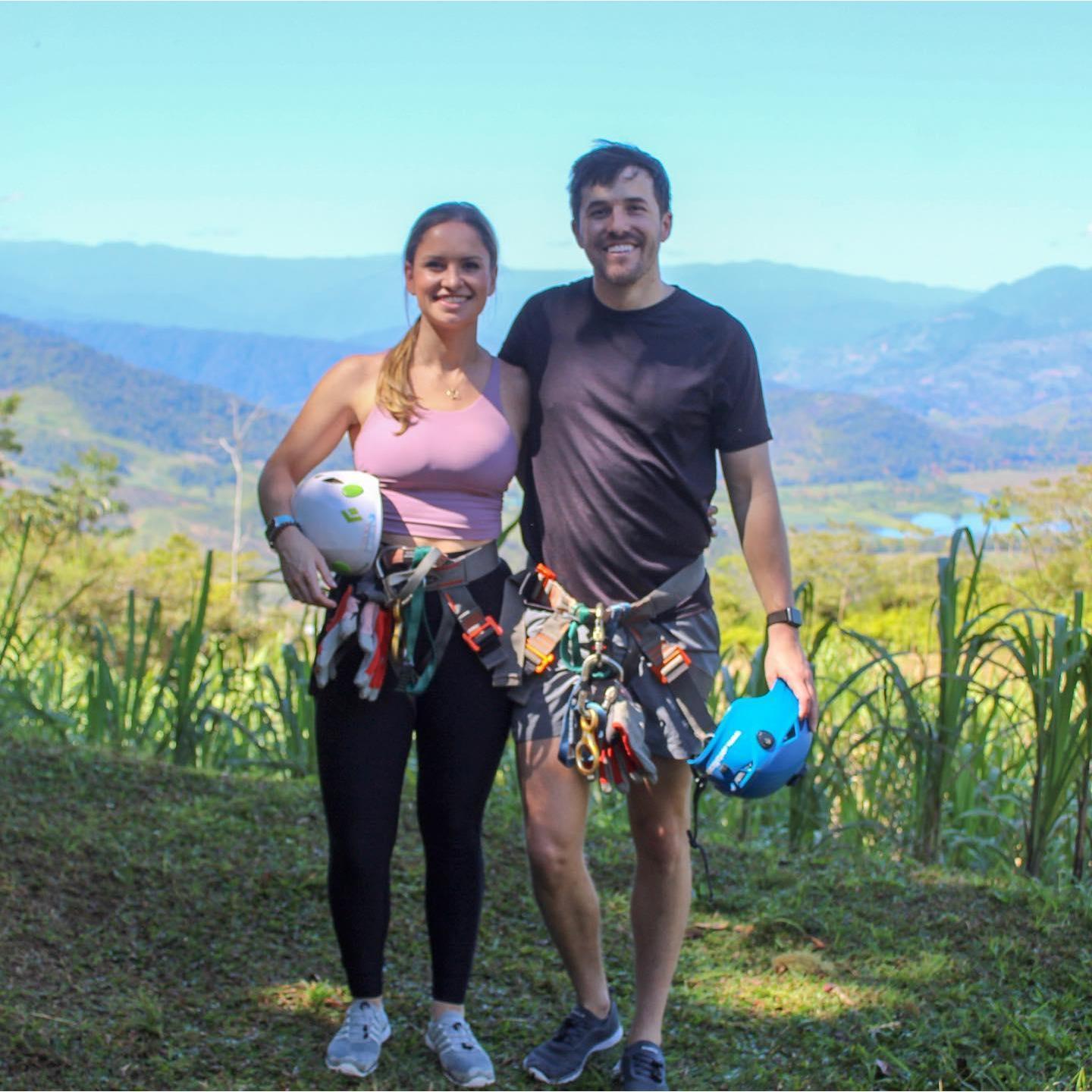 2020 in Costa Rica - Rappelling down waterfalls