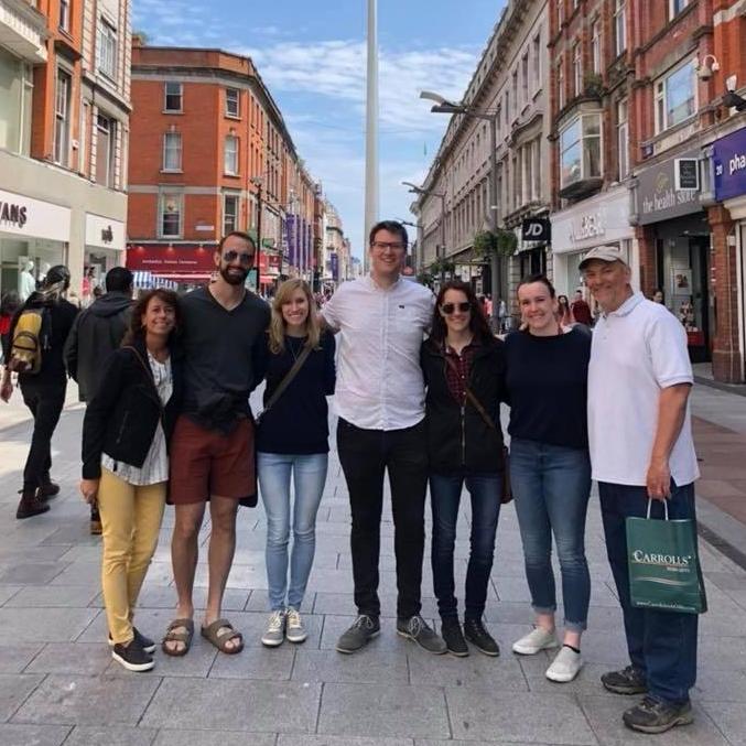 In Ireland with Megan's family.