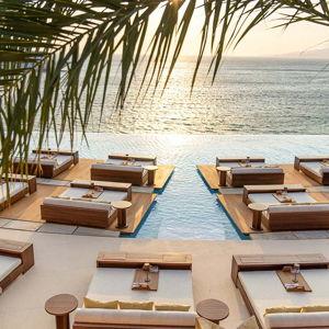 VIP Beach Club Day in Mykonos