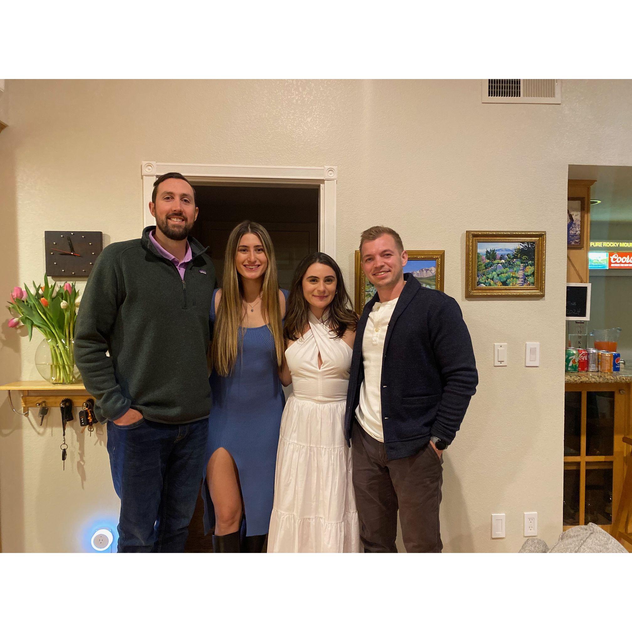 Celebrating our engagement with Jenna & Danny