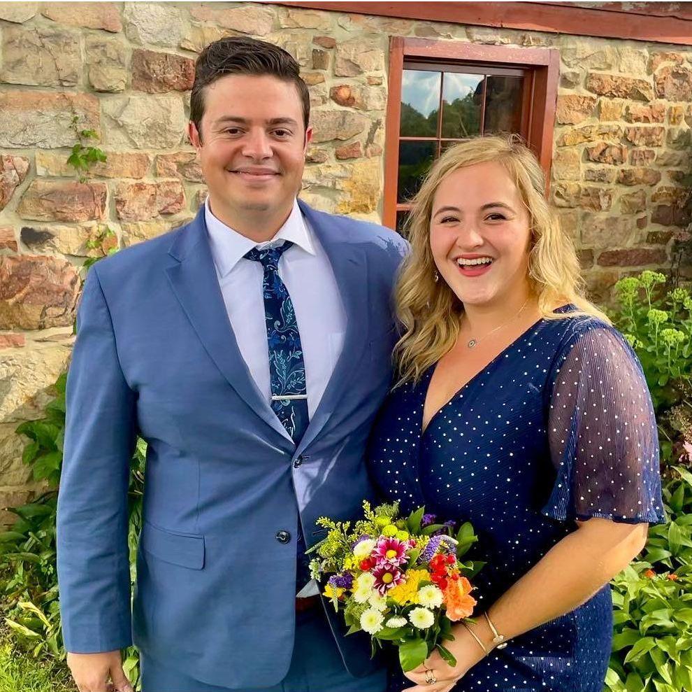 Our first wedding together!