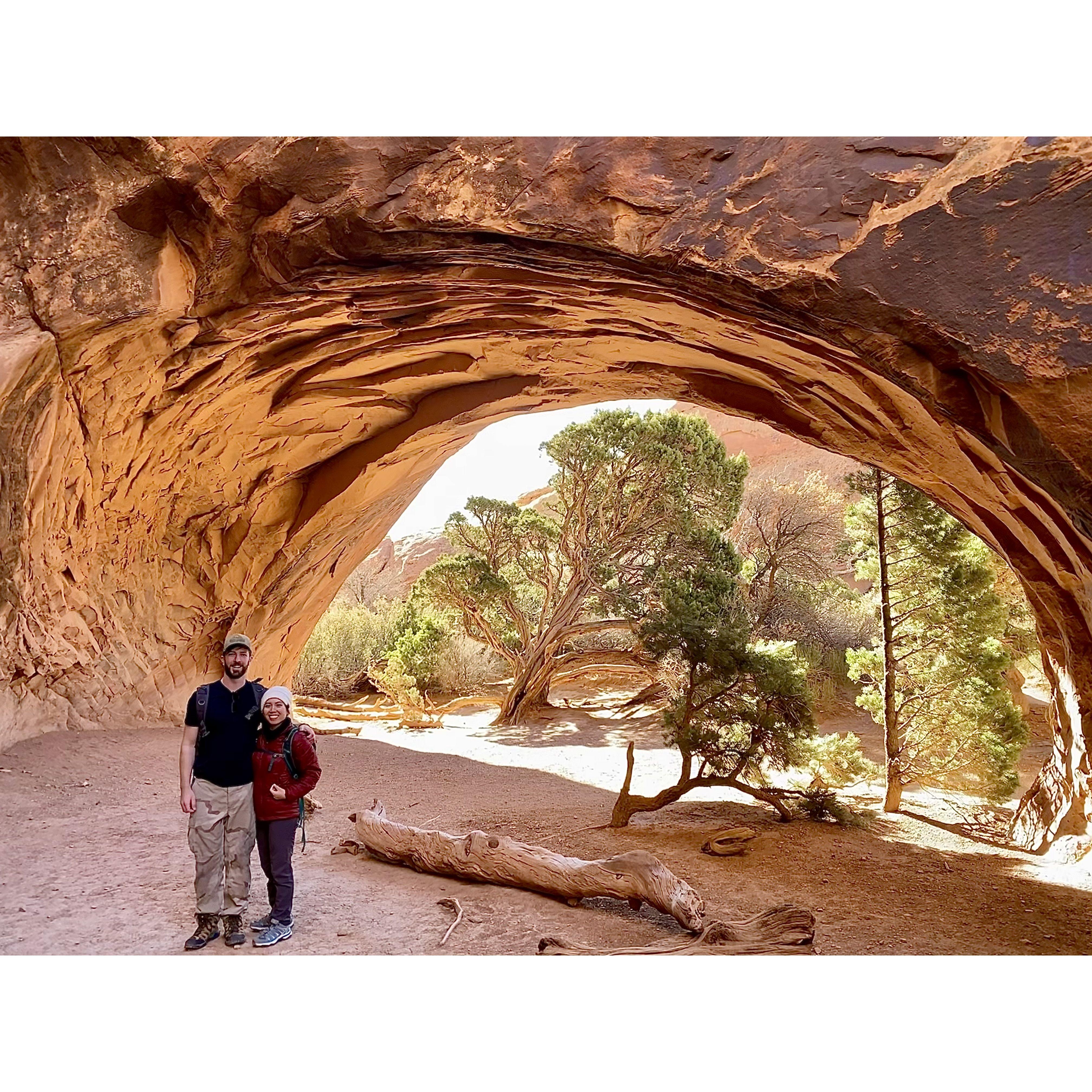Stop by Arches NP during Chris’s move to UT