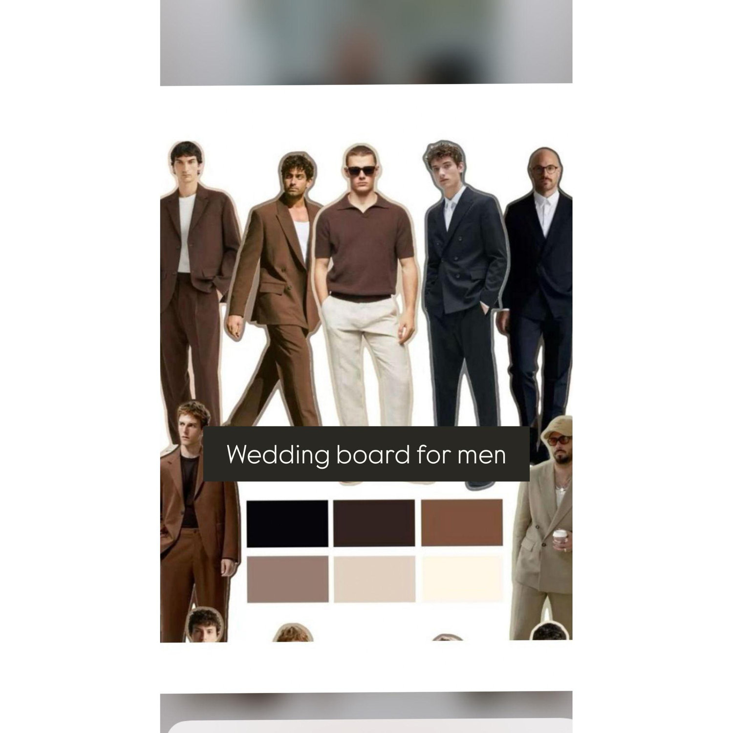 Wedding idea for the men.