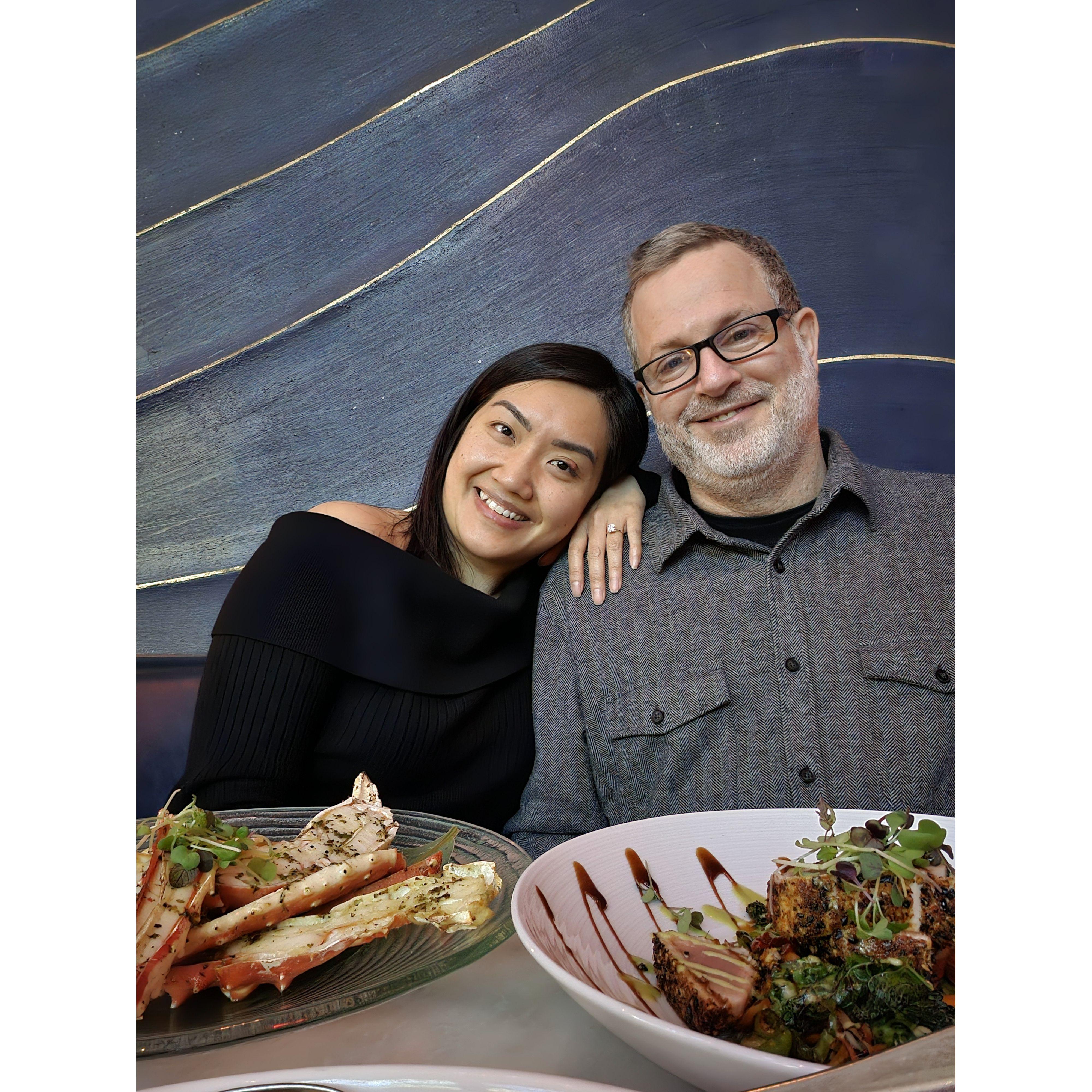 Dinner at Blue Fin, NYC. June 2024