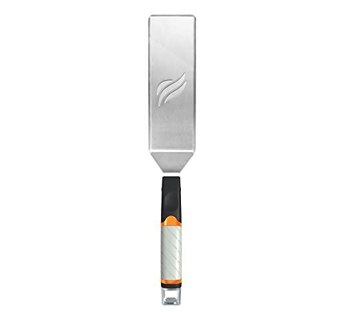 Blackstone 5195 Premium Signature Series Griddle Spatula Perfect Heavy-Duty Stainless Steel, Non-Slip Ergonomic Rubber Handle, Heat Resistant, Easy to Clean, with Built in Bottle Opener